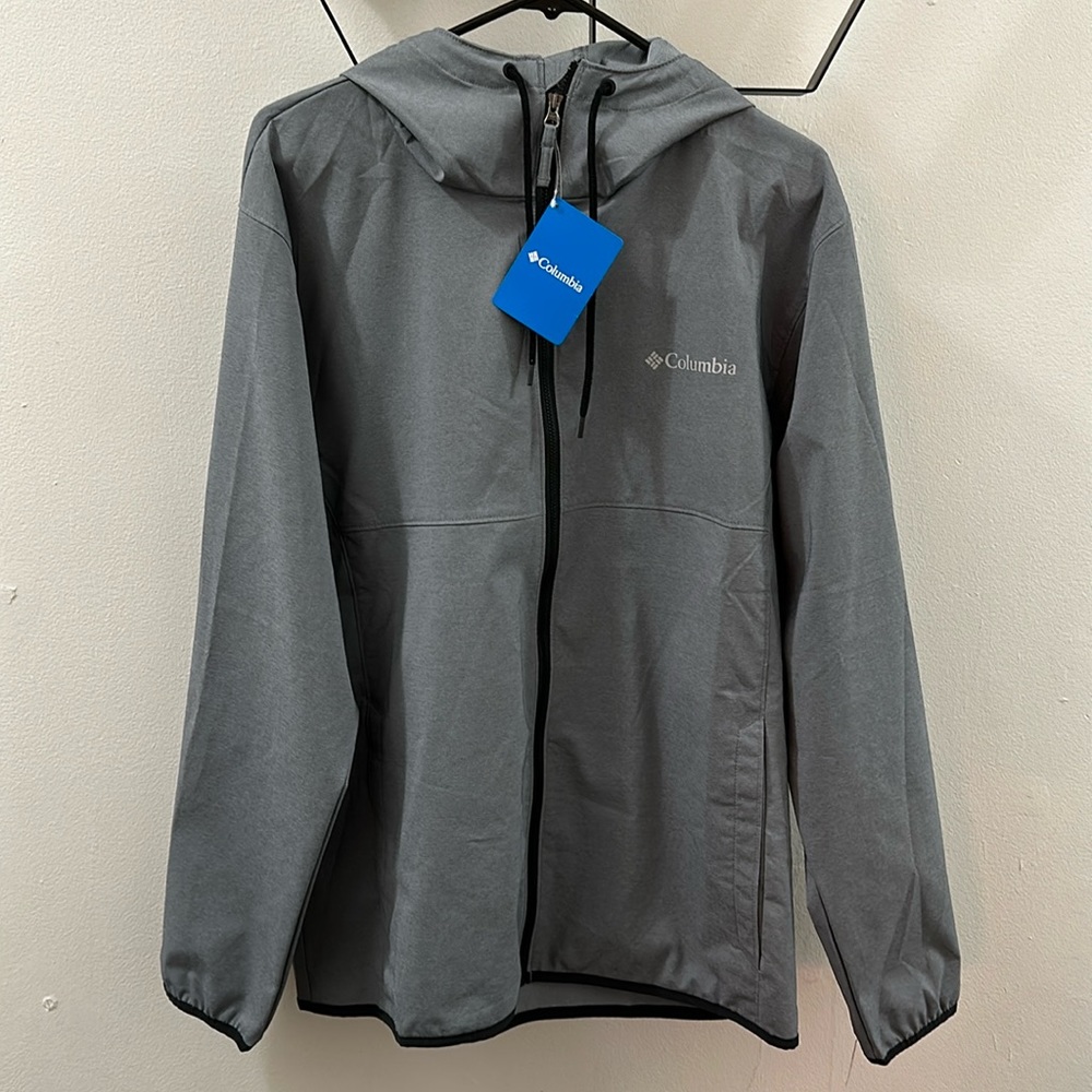 Columbia Mens Large Pine Orchard Hooded Softshell Jacket